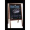 Flipside Marquee Easel Stained Hardwood Two Black Chalkboards 31221 - alternate 3